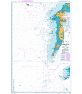 British Admiralty Nautical Chart 2722 Skerryvore to Saint Kilda
