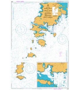 British Admiralty Nautical Chart 2769 Barra Head to Greian Head