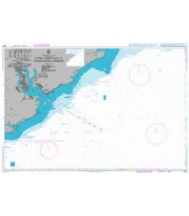 British Admiralty Nautical Chart 2803 Outer Approaches to Charleston Harbor