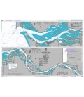 British Admiralty Nautical Chart 2839 Columbia River from the Entrance to Lord Island