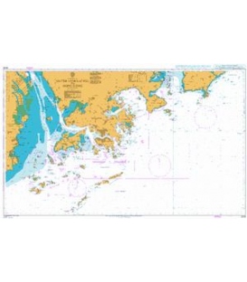 British Admiralty Nautical Chart 3026 Outer Approaches to Hong Kong