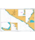 British Admiralty Nautical Chart 3090 Arica to Islotes Infiernillos