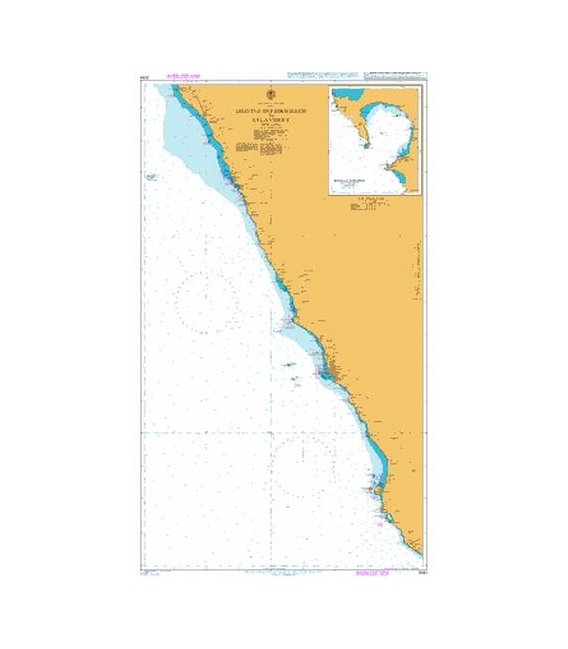 British Admiralty Nautical Chart 3091 Islotes Infiernillos to Salaverry