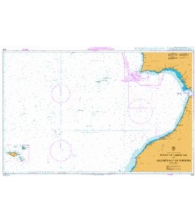 British Admiralty Nautical Chart 3132 Strait of Gibraltar to Arquipelago da Madeira
