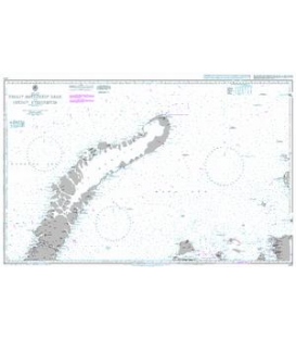 British Admiralty Nautical Chart 3182 Proliv Matochkin Shar to Ostrov Uyedineniya 
