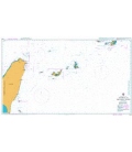 British Admiralty Nautical Chart 3236 Taiwan to Okinawa Shima