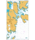 British Admiralty Nautical Chart 3292 Eastern Approaches to Yell Sound, Colgrave Sound and Bluemull Sound
