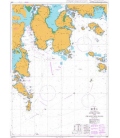 British Admiralty Nautical Chart 3391 Approaches to Gwangyang Hang