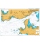 British Admiralty Nautical Chart 3427 Approaches to Brest