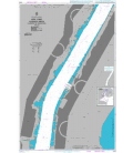 British Admiralty Nautical Chart 3454 New York - Hudson River Hoboken to Edgewater