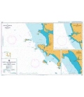 British Admiralty Nautical Chart 3464 Ports and Anchorages on the West Coast of India