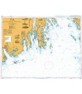 British Admiralty Nautical Chart 3499 South Western Approaches to Oslofjorden