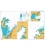 British Admiralty Nautical Chart 3525 Ports on the North and West Coasts of Sabah