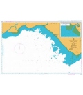 British Admiralty Nautical Chart 3528 Selat Muli to Unji Point
