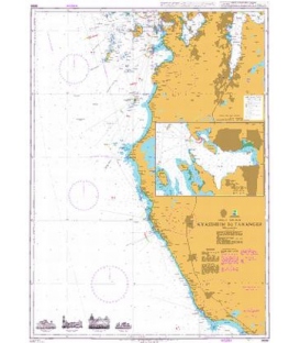 British Admiralty Nautical Chart 3538 Kvassheim to Tananger