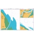 British Admiralty Nautical Chart 3584 Ports on the North East Coast of Sumatera