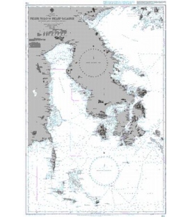 British Admiralty Nautical Chart 3616 Teluk Tolo to Selat Salayar