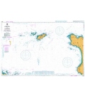 British Admiralty Nautical Chart 3653 Guernsey to Alderney and Adjacent Coast of France