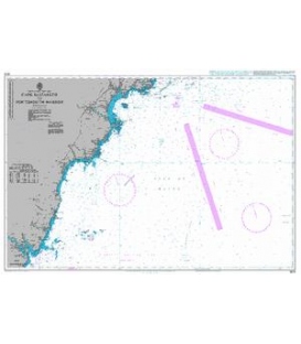 British Admiralty Nautical Chart 3676 Cape Elizabeth to Portsmouth Harbor