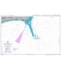 British Admiralty Nautical Chart 3687 Outer Approaches to Cape Fear River including Frying Pan Shoals