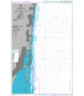 British Admiralty Nautical Chart 3699 Approaches to Port Everglades and Miami