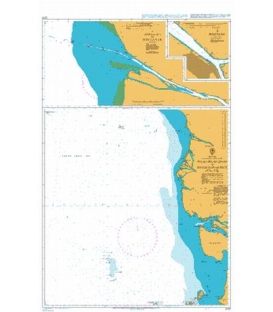 Britsh Admiralty Nautical Chart 3721 Pulau-Pulau Leman to Sungai Kapuas Kecil