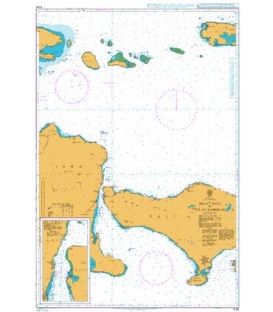 British Admiralty Nautical Chart 3726 Selat Bali to Pulau Kangean