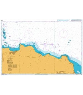 British Admiralty Nautical Chart 3729 Tanjungpriok to Cirebon