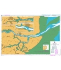 British Admiralty Nautical Chart 3750 Rivers Crouch and Roach