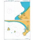 Britsh Admiralty Nautical Chart 3893 Ports in Hainan