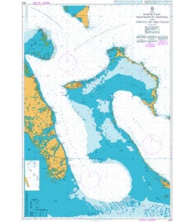 British Admiralty Nautical Chart 3912 North East Providence Channel and Tongue of the Ocean
