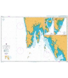 British Admiralty Nautical Chart 3941 Mu Ko Similan to Ko Lanta Yai