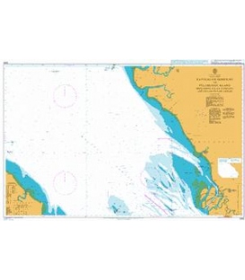 British Admiralty Nautical Chart 3945 Kepulauan Sembilan to Pelabuhan Klang including Pulau Pandang and Pulau-Pulau Aruah