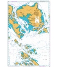 British Admiralty Nautical Chart 3949 Selat Riau