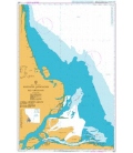 British Admiralty Nautical Chart 3962 Northern Approaches to Rio Amazonas