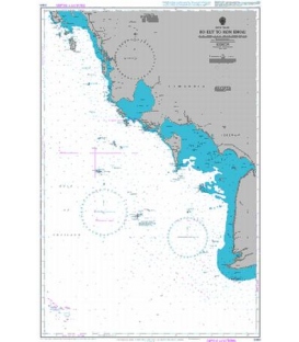 British Admiralty Nautical Chart 3985 Ko Kut to Hon Khoai