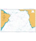 British Admiralty Nautical Chart 4022 South America to Africa