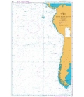British Admiralty Nautical Chart 4062 South Pacific Ocean Eastern Part