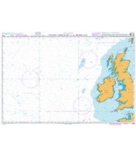 British Admiralty Nautical Chart 4102 Western Approaches to the British Isles