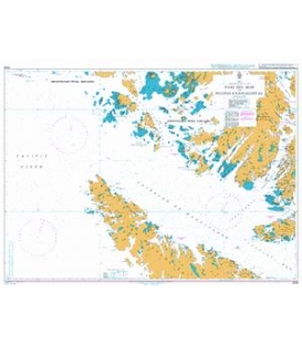 British Admiralty Nautical Chart 4264 Paso del Mar to Istotes Evangelistas