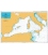 British Admiralty Nautical Chart 4301 Mediterranean Sea, Western Part