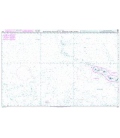 British Admiralty Nautical Chart 4521 Hawaiian Islands to Minami-tori Shima