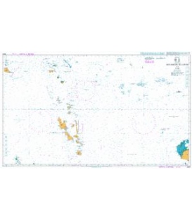 British Admiralty Nautical Chart 4633 Solomon Islands to Fiji