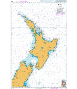 British Admiralty Nautical Chart 4640 North Island