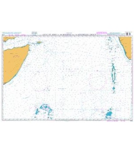 British Admiralty Nautical Chart 4703 Gulf of Aden to the Maldives and Seychelles Group