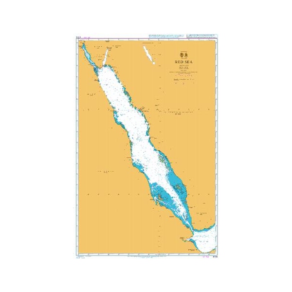 British Admiralty Nautical Chart 4704 Red Sea