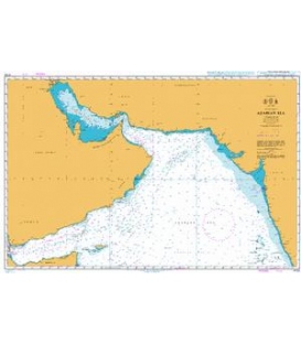 British Admiralty Nautical Chart 4705 Arabian Sea