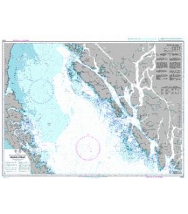 British Admiralty Nautical Chart 4928 Hecate Strait
