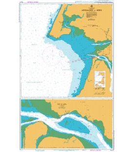 British Admiralty Australian Nautical Chart AUS4 Approaches to Weipa