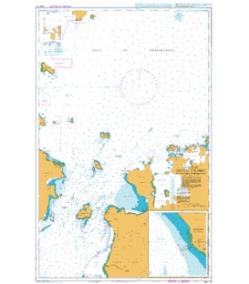British Admiralty Australian Nautical Chart AUS14 Groote Eylandt Approaches to Milner Bay